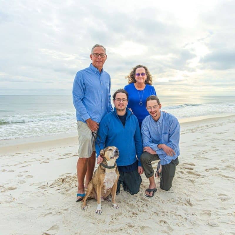 Beth Koloseike and her family.